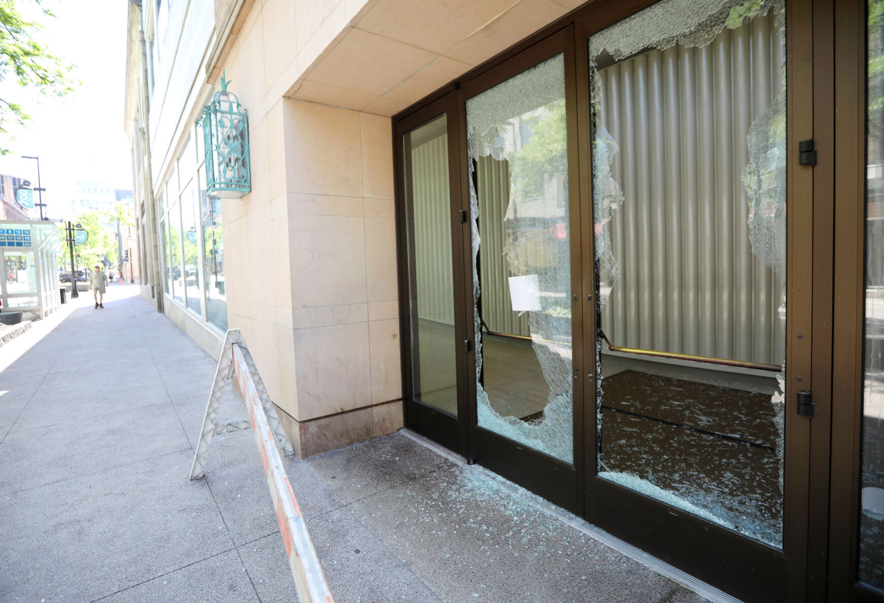 Clean-up of property damage in downtown Madison